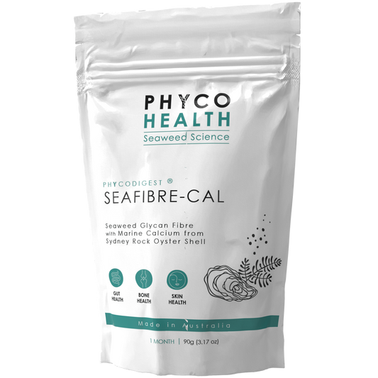 SEAFIBRE-CAL Seaweed fibre and Sydney Rock Oyster Shell Calcium