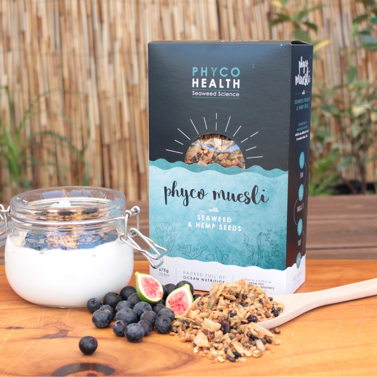 PHYCOMUESLI seaweed granola