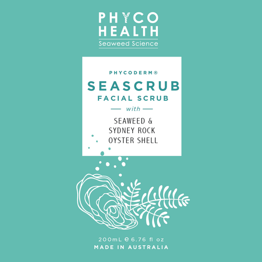 SEASCRUB facial scrub with seaweed and oyster shell