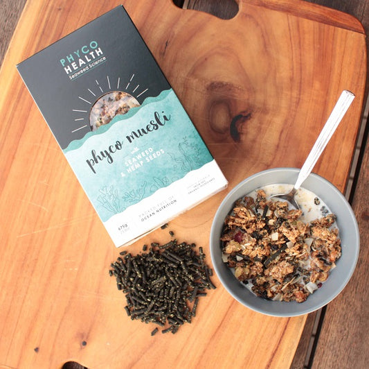 PHYCOMUESLI seaweed granola